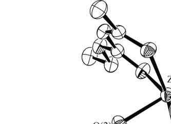 Zn(eacac)2(TMEDA) molecular structure (ORTEP (50% probability ellipsoids)) 
