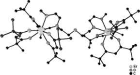 Fig. . Molecular structure of [Er2(thd)6(tetraglyme)]. 