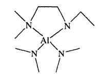 Molecular structure of Al(NMe2)2(NEt-CH2CH2NMe2) 