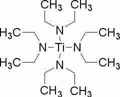 Fig. Formula of Ti(NEt2)4 molecule