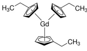 Fig. Molecular structure of Gd(EtCp)3