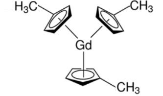 Fig. Molecular strucutre of Gd(MeCp)3
