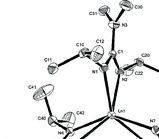 Fig. Crystal structure of Gd[(iPrN)2C-NMe2]3