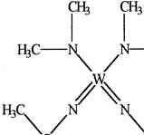 Fig. W(=NtBu)2(NMe2)2  - structural formula